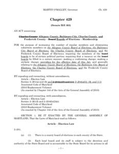 2011 Regular Session - Chapter 429 (Senate Bill 163)