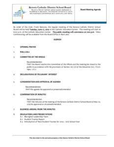 Microsoft Word - Board Meeting Agenda - June 17, 2014.doc