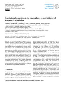 Physics / Atmosphere of Earth / Environments / Delta / Absolute zero / Molar mass / Mass / Stratosphere / Atmospheric sciences / Thermodynamics / Atmosphere