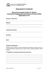 Boronia Pre-release Centre for Women