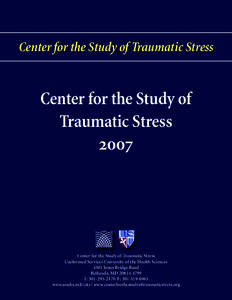 Traumatology / Anxiety disorders / Stress / Posttraumatic stress disorder / Mental health / Psychological resilience / Psychological trauma / Smith College School for Social Work / The Israel Center for the Treatment of Psychotrauma / Medicine / Psychiatry / Health