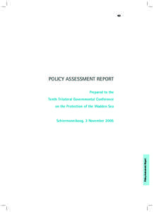Policy Assessment Report[removed]POLICY ASSESSMENT REPORT Prepared to the