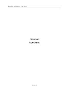 Sandy City Corporation - Rev[removed]DIVISION 3 CONCRETE[removed]