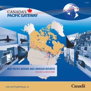 TP 15044E  ASIA-PACIFIC GATEWAY AND CORRIDOR INITIATIVE REACHES A MILESTONE