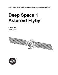 NATIONAL AERONAUTICS AND SPACE ADMINISTRATION  Deep Space 1