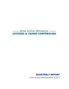 Lottery / Atlantic Lottery Corporation / Interprovincial Lottery Corporation / Lotto 6/49 / Nova Scotia / Lotteries by country / Nova Scotia Gaming Corporation / Economy of Canada / Gambling / Games