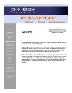 JOB TRANSITION GUIDE TMOD Home Resources  Career Management Model