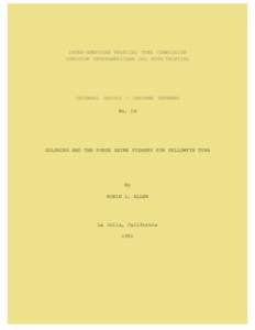 INTER-AMERICAN TROPICAL TUNA COMMISSION COMISION INTERAMERICANA DEL ATUN TROPICAL INTERNAL REPORT - INFORME INTERNO No. 16