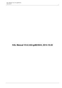 HAL Manual V2[removed]gd024544, [removed]HAL Manual V2[removed]gd024544, [removed]i