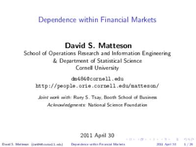 Covariance / Distance correlation / Serial dependence / Correlation and dependence / Unemployment / Statistics / Statistical dependence / Covariance and correlation