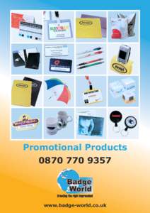 Promotional Products[removed]www.badge-world.co.uk  Index