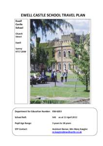Microsoft Word - Ewell Castle Travel Plan March 2011.doc