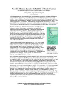 one-page article that will explore the challenges and importance of proper fastening of bolts and nuts