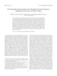 Behavioral Neuroscience 2008, Vol. 122, No. 5, 963–973 Copyright 2008 by the American Psychological Association/$12.00 DOI: a0012706