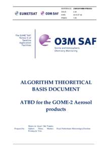 Chemistry / Nature / Atmospheric sciences / Earth observation satellites / Ultraviolet radiation / EUMETSAT / MetOp / Spaceflight / Ozone Monitoring Instrument / Ozone depletion / Ozone / Aerosol