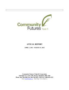 Pembina Valley Region /  Manitoba / Futures contract / Anticipatory thinking