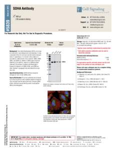 Immunologic tests / Glycoproteins / Genes / Tumor suppressor genes / SDHA / SDHB / SDHD / Succinate dehydrogenase / Immunohistochemistry / Biology / Anatomy / Immune system