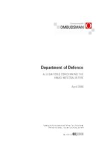 .  Reports by the Ombudsman Under the Ombudsman ActCth), the Commonwealth Ombudsman investigates the administrative actions of Australian Government agencies and officers. An investigation can be conducted as a r