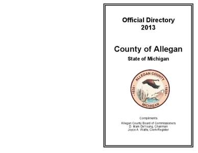 Allegan County Directory 2013