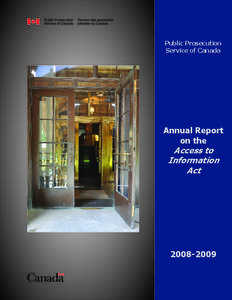 Annual Report on the Access to Information Act[removed]