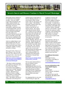 Technical Bulletin  Forest Health Notes # 30 Issued: [removed]