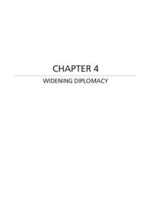 CHAPTER 4 WIDENING DIPLOMACY CHAPTER 4  WIDENING DIPLOMACY