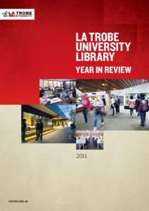 LA Trobe university library year in review