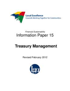 Microsoft Word - LG FS Info Paper 15 - Treasury Management[removed]doc