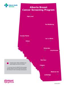 Alberta Breast Cancer Screening Program High Level Fort McMurray