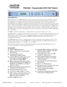 Computing / Satellite Internet / Very-small-aperture terminal / DBm / Modulation / Forward error correction / Modem / Symbol rate / RS-232 / Data transmission / Telecommunications engineering / Technology