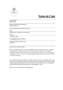 Ficha de cata Oleum Priorat