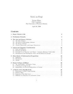 Philosophical logic / Philosophy of language / Meaning / Philosophy of mathematics / Gottlob Frege / Begriffsschrift / The Foundations of Arithmetic / Logicism / Sense and reference / Logic / Philosophy / Analytic philosophy