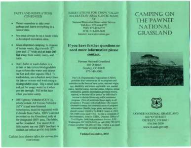 Knowledge / Geography of the United States / Camping / Scoutcraft / Tourism / Pawnee National Grassland / Campsite / Pawnee Buttes / Recreational vehicle / Procedural knowledge / Survival skills / Action