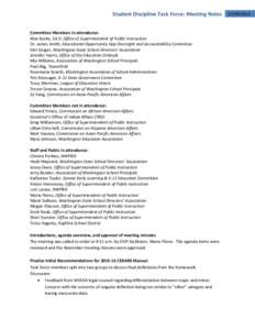 Education in Washington / School discipline / Interim alternative educational setting / Washington State Office of Superintendent of Public Instruction / Individualized Education Program / Individuals with Disabilities Education Act / Education / Education in the United States / Special education