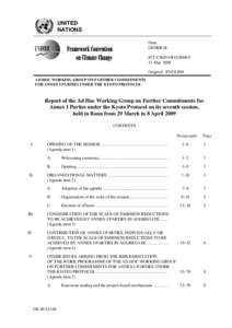 Climate change / Carbon finance / Land use /  land-use change and forestry / Kyoto Protocol / Emissions trading / Bali Road Map / United Nations Climate Change Conference / Environment / United Nations Framework Convention on Climate Change / Climate change policy