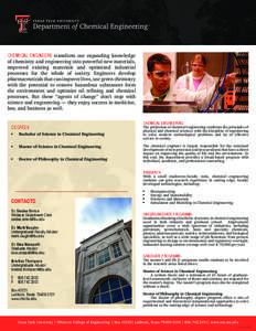 Vocational education in the United States / Education in the United States / Engineering / Ira A. Fulton School of Engineering / Gokongwei College of Engineering / Whitacre College of Engineering / Chemical engineering / Chemical engineer