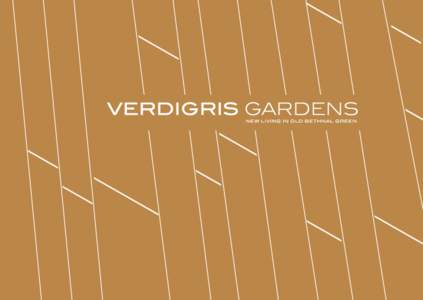 VERDIGRIS GARDENS an iconic development of 45 contemporary apartments and 8 stunning duplexes set in the heart of old bethnal green. Verdigris Gardens takes inspiration from its acclaimed and multi-award winning sist