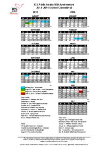 Invariable Calendar / International Community School of Addis Ababa / Gregorian calendar / Julian calendar / Cal / Calendaring software