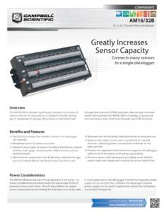 AM16/32B 16- or 32- Channel Relay Multiplexer Brochure