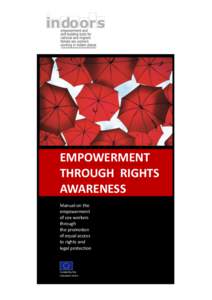 EMPOWERMENT THROUGH RIGHTS AWARENESS Manual on the empowerment of sex workers