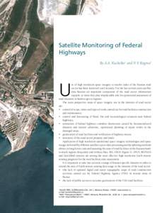 Satellite Monitoring of Federal Highways By A.A. Kucheiko1 and N.V. Rogova2 U