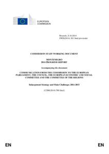 EUROPEAN COMMISSION Brussels, [removed]SWD[removed]final provisoire