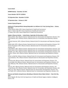 Medicine / Influenza / New York City Department of Health and Mental Hygiene / Pandemics / Centers for Disease Control and Prevention / National Center for Immunization and Respiratory Diseases / Health