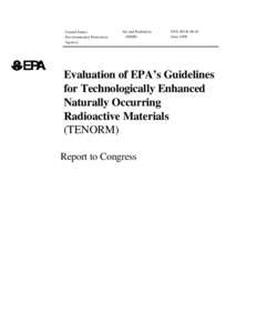 United States Environmental Protection Agency Air and Radiation (6608J)