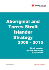 Aboriginal and Torres Strait Islander Strategy[removed]Final version