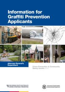 Information for Graffiti Prevention Applicants Attorney-General’s Department