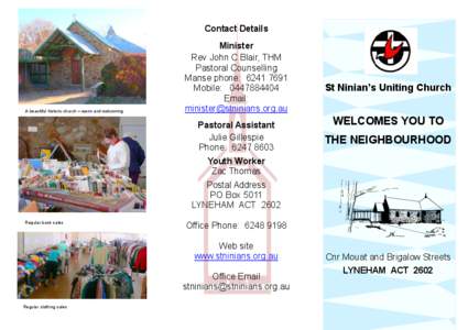 United and uniting churches / Lyneham Primary School / Uniting Church in Australia / Church service / Christianity / Protestantism / Religion