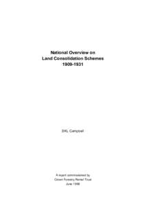 National Overview on Land Consolidation Schemes[removed]SKL Campbell