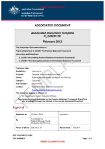 Microsoft Word - C_GOV01-5E Associated Document Template