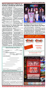 Sac & Fox News v April 2012 v Page 7  Miss Sac and Fox Nation • Jr. Miss Sac and Fox Nation • Little Miss Sac and Fox Nation The Sac and Fox Nation Activity Committee will be coordinating the